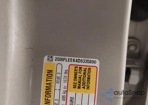 2013 Chevrolet Equinox 1Lt из США, поврежденный, VIN 2GNFLEEK4D6335890